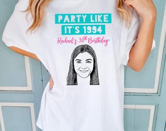 Custom Caricature Birthday T-Shirt | Personalized Party Favor