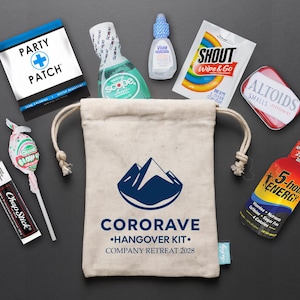 Logo firmowe Hangover Kit | Upominek na przetrwanie podczas wyjazdów integracyjnych i wydarzeń firmowych