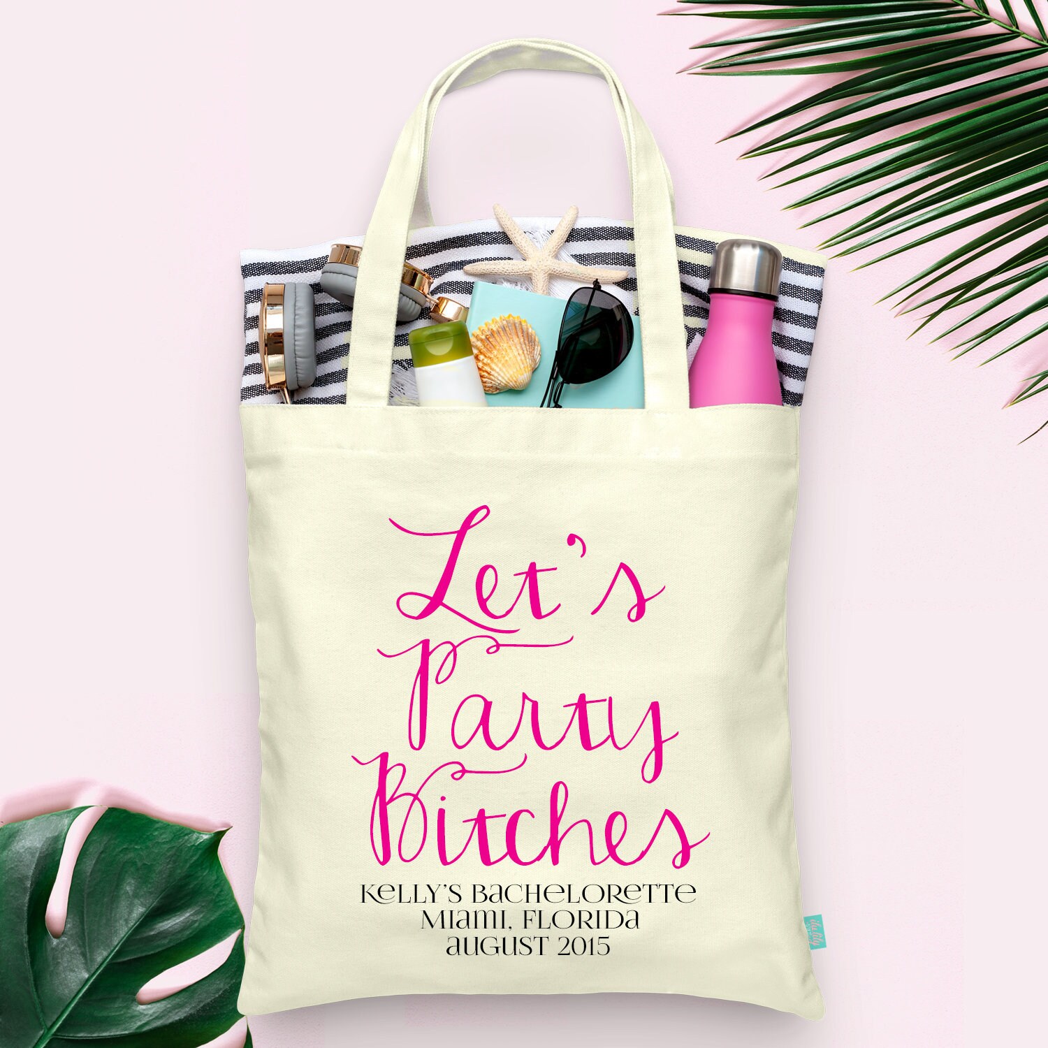 Wedding Tote Bag: Custom Bachelorette Party - Cotton Canvas