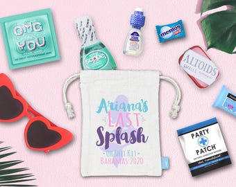Kit Ressaca para Despedida de Solteira | Sacolas de Lembrancinhas ... Montadas | Sacolas de Guloseimas para Despedida de Solteira | Lembrancinhas para Viagem entre Amigas