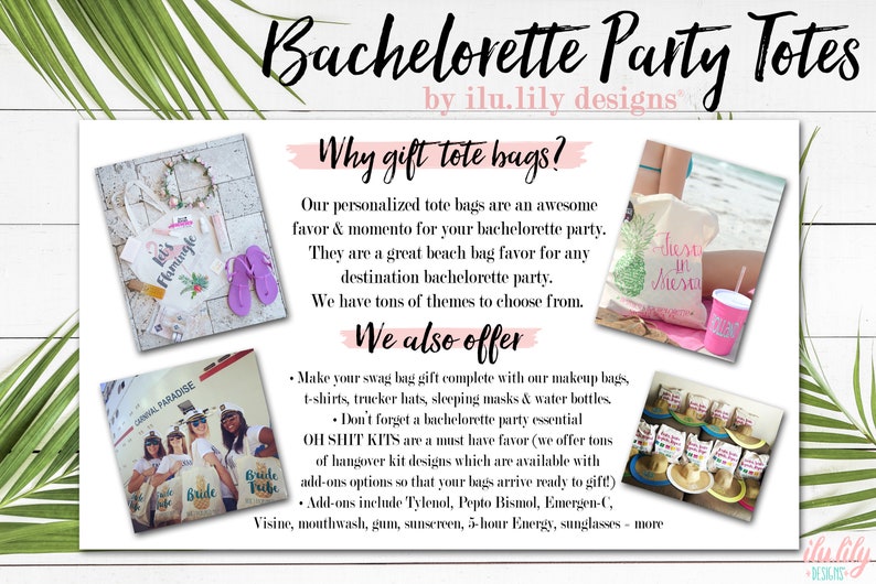 Austin Bachelorette-tygväska: Anpassad bröllopsfestgåva bild 6