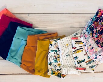 Baby Clothes, Baby Shorts, Shorties, Bummies, Baby Boy Shorts, Baby Girl Shorts