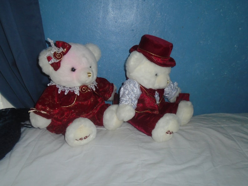 Vintage 2002 Keepsake Memories Bears Set of Two Limited Edition image 4