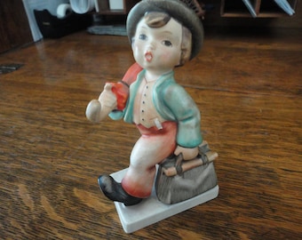West German Hummel Merry Wanderer Porcelain Figurine