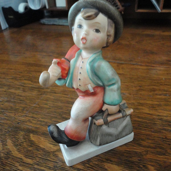 West German Hummel Merry Wanderer Porcelain Figurine