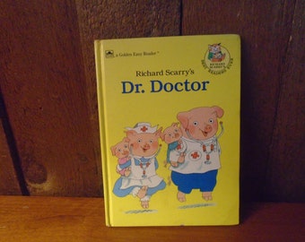Livre pour enfants Dr. Doctor de Richard Scarry à couverture rigide