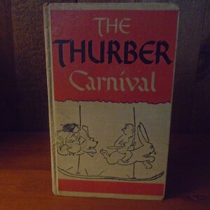 Hardcover-Buch mit dem Titel The Thurber Karneval, Geschrieben und illustriert von James Thurber