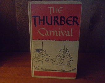 Hardcover-Buch mit dem Titel The Thurber Karneval, Geschrieben und illustriert von James Thurber