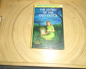 Nancy Drew Mystery Hardcover Book The Secret Of The Old Clock By Carolyn Keene