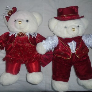 Vintage 2002 Keepsake Memories Bears Set of Two Limited Edition image 2