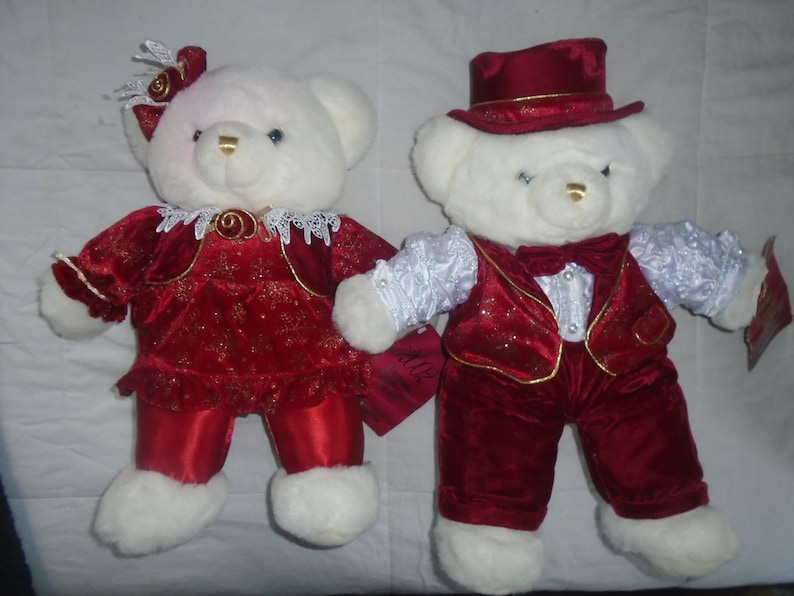 Vintage 2002 Keepsake Memories Bears Set of Two Limited Edition image 2