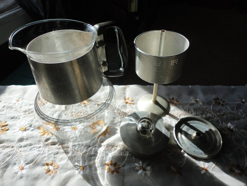 Silex Coffee Percolator Glass 8 Cup Stove Top Pot