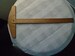 Antique  Brockway Smith Corporation Advertising Wood Working Edge Ruler Angle Protractor Attached 