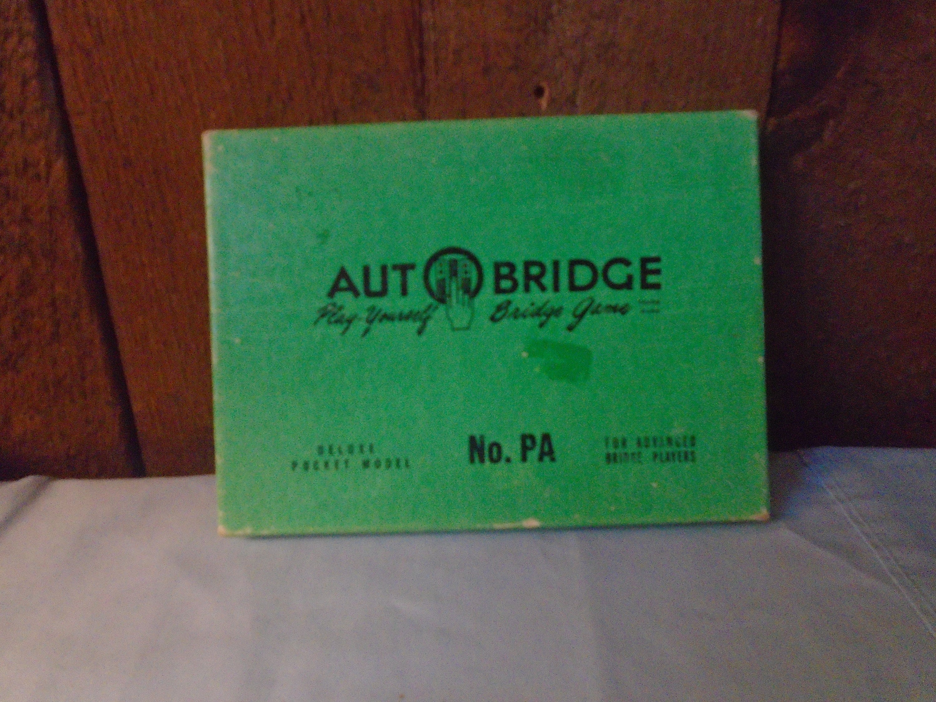 Jeux Bridge Autobridge + Bridge game : Self Bridge Ancien 1970