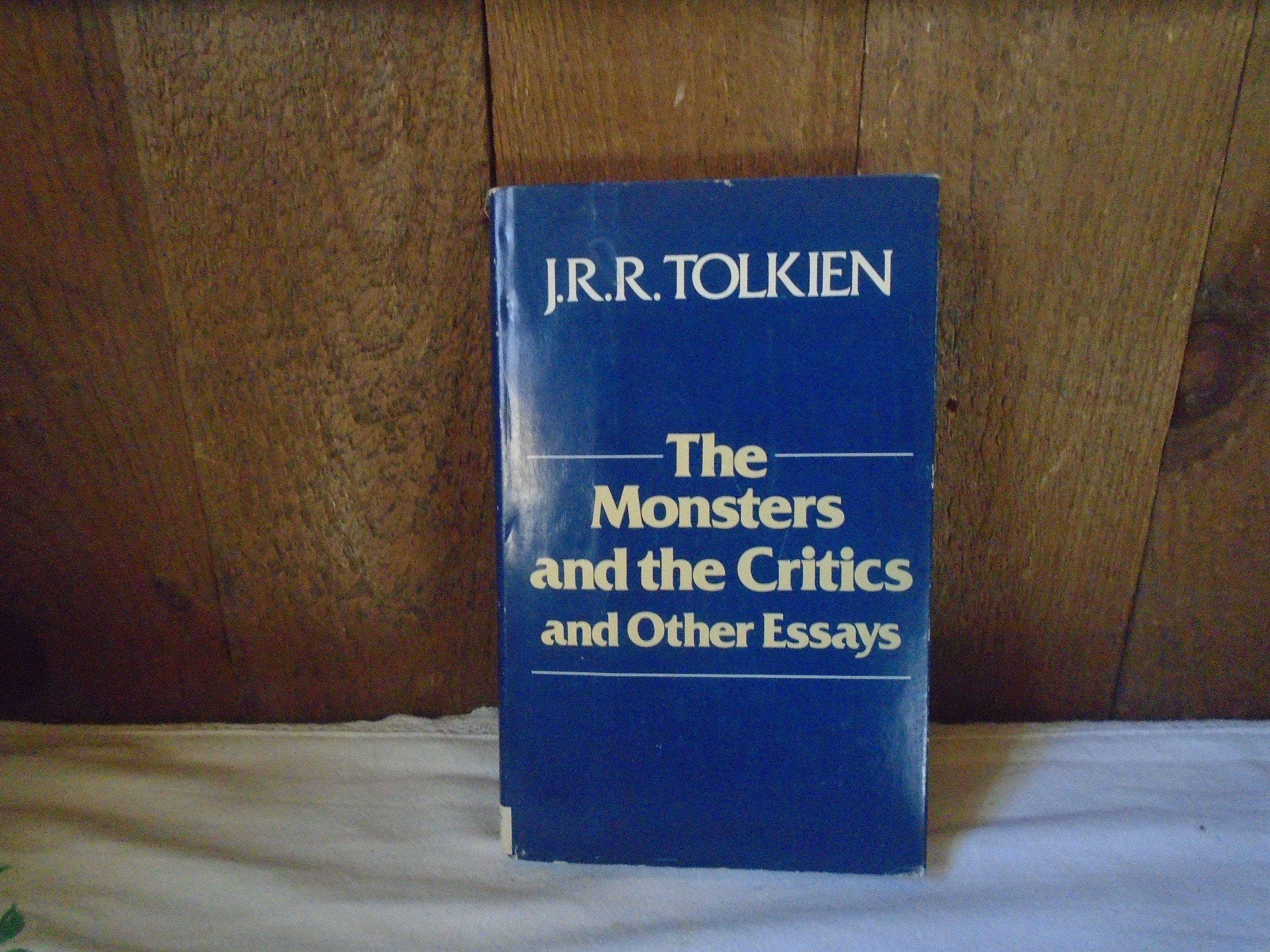 The Monsters and the Critics and Other Essays Hardcover Book by JRR Tolkien  - Etsy