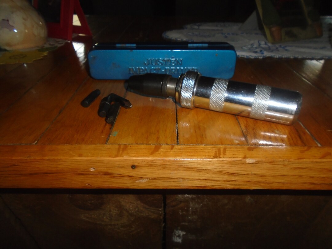 Vintage Justen Impact Driver Tool No 5446 in Original Metal Etsy