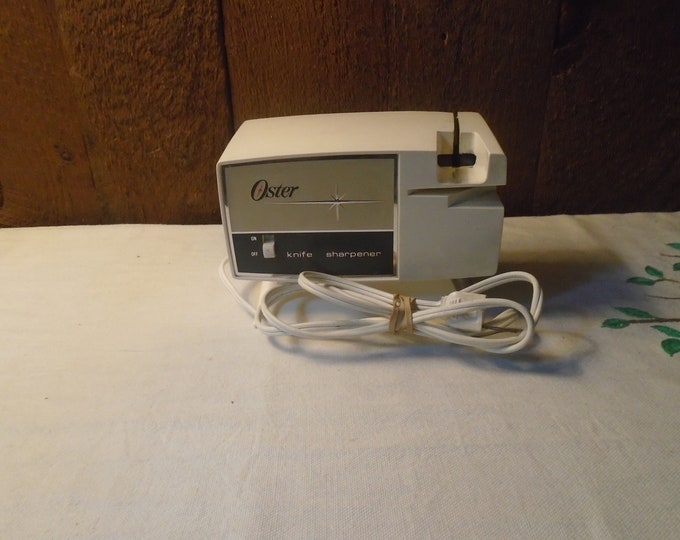 Vintage Oster Electric Knife Sharpener No 511 01A Etsy