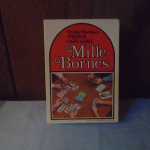 Vintage Parker Brothers French Card Game Mille Bornes