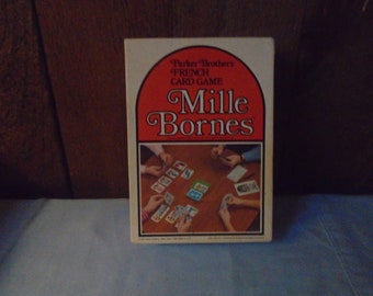 Vintage Parker Brothers French Card Game Mille Bornes