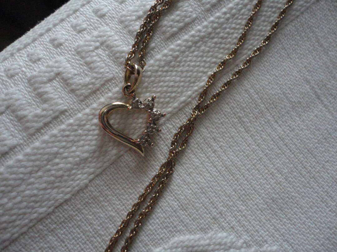 ★VINTAGE HOLLYWOOD★ Petit Heart Ball Chain Necklace VINTAGE HOLLYWOOD Petit Heart Ball Chain Necklace