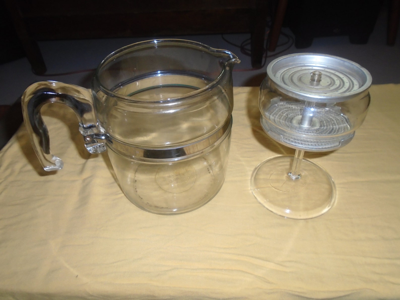 Vintage Pyrex Glass Flameware Coffee Pot Percolator 9 Cup 7759 Etsy