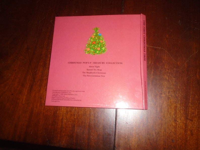 The First Christmas Tree Pop up Book Treasury Collection Etsy