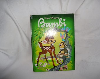 Walt Disney's Bambi A Golden Book Adapted By Melvin Shaw