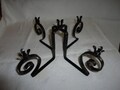 Black Metal Candelabra Candle Stick Holder Vintage Home Farmhouse Decor