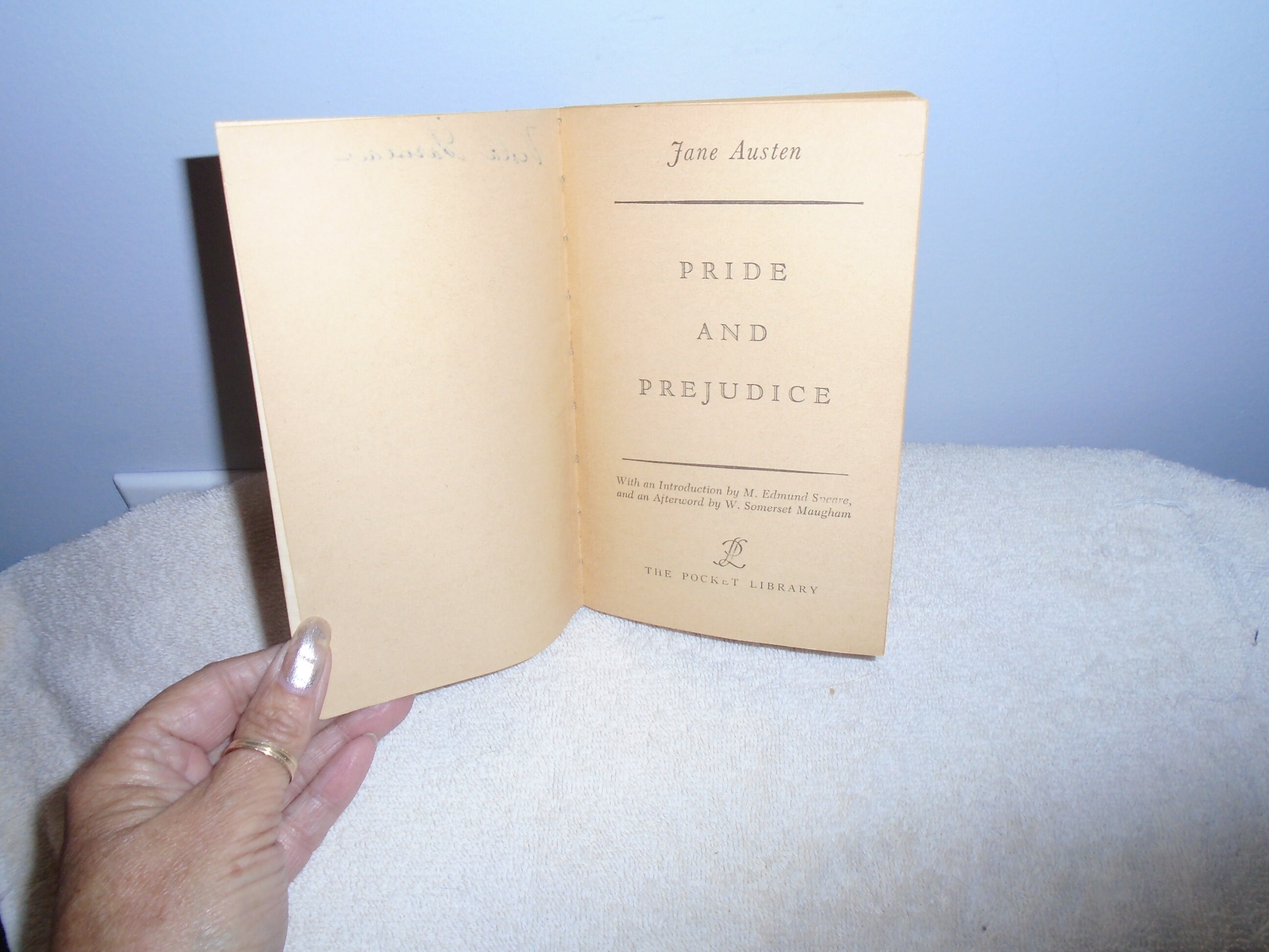 Pride and Prejudice By Jane Austen The Pocket Library | Etsy
