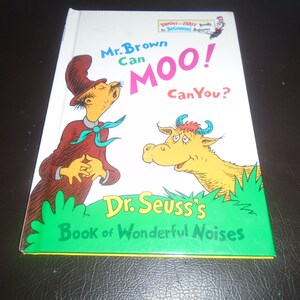 Dr. Seuss Herr Braun kann Moo! Können Sie? Hardcover-Buch Wunderbare Geräusche