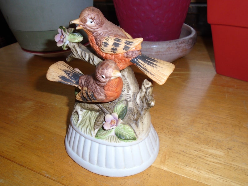 rustic bird figurines