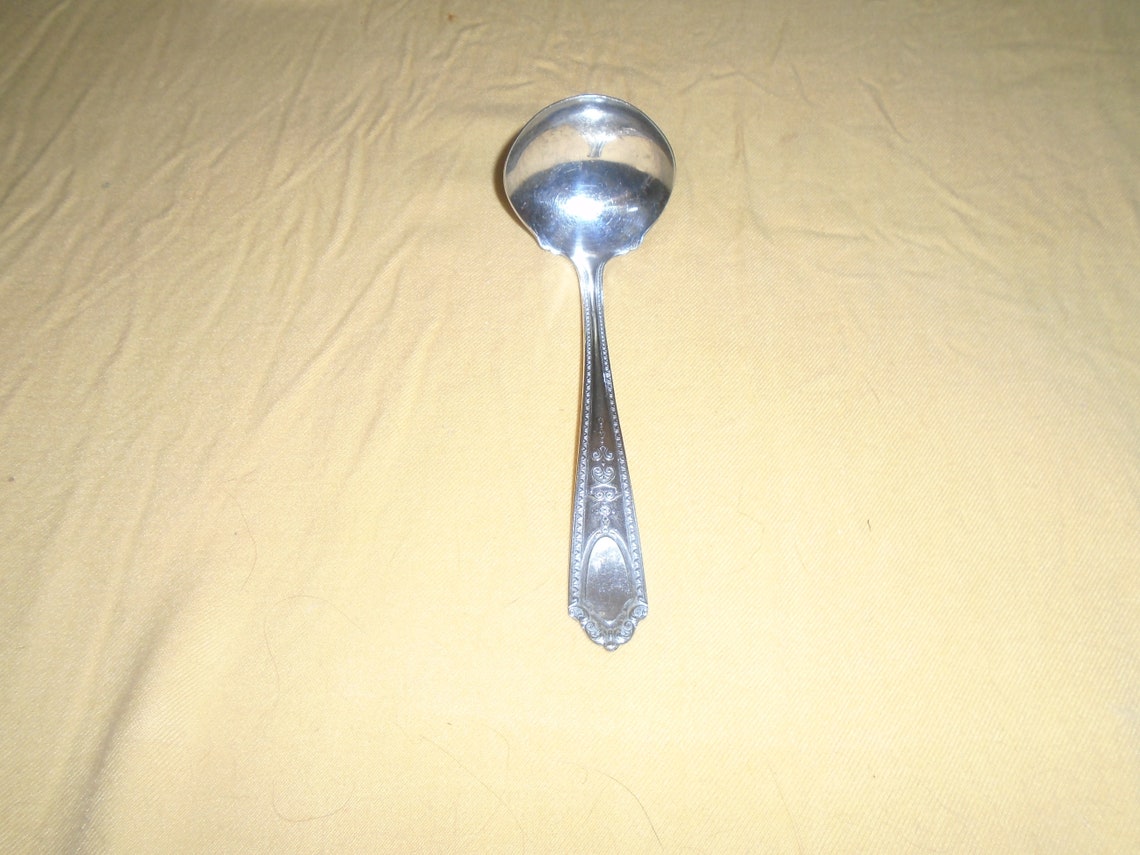 Antique Gravy Sauce Ladle Silver Plate Standard Farmhouse Etsy