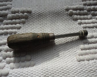 Vintage Wood Handle Nut Driver Tool