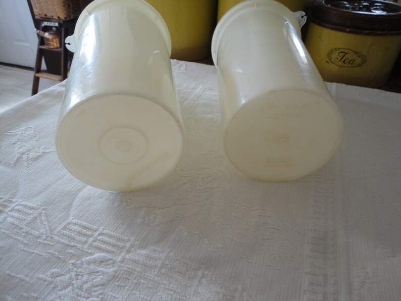 Tupperware Clear Storage Containers Set of 2 Beverage Pitchers Etsy