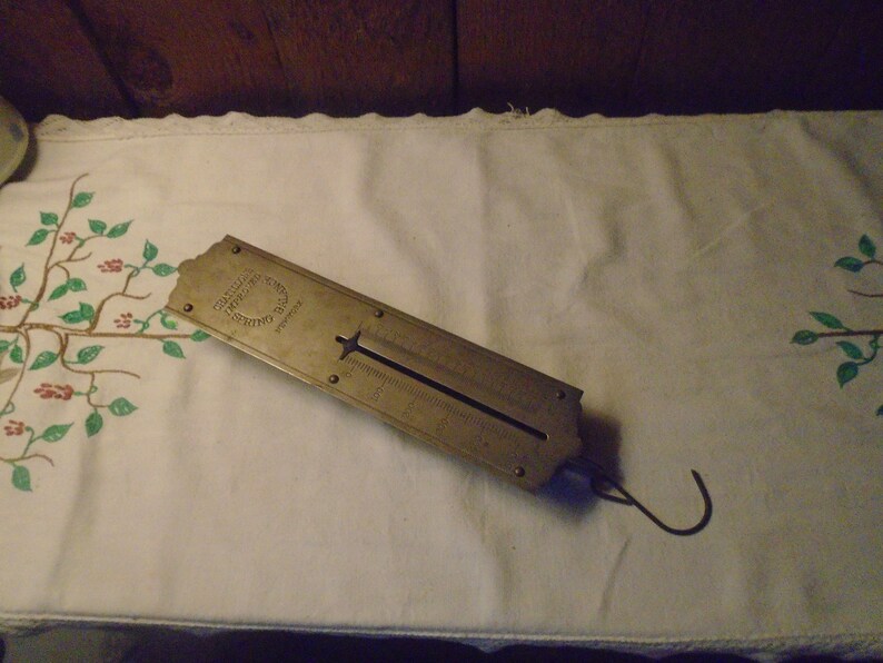 Antique Chatillons Improved Spring Balance Cotton Scale New York 18 ...