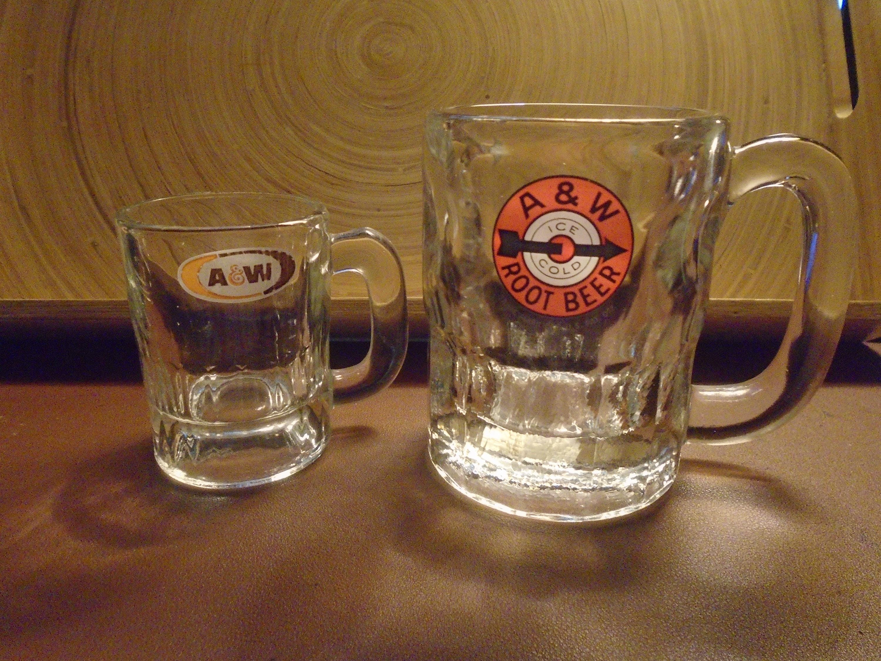A&W Root Beer Vintage Restaurant Souvenir Child and Baby Mugs Set of 2 -  Etsy