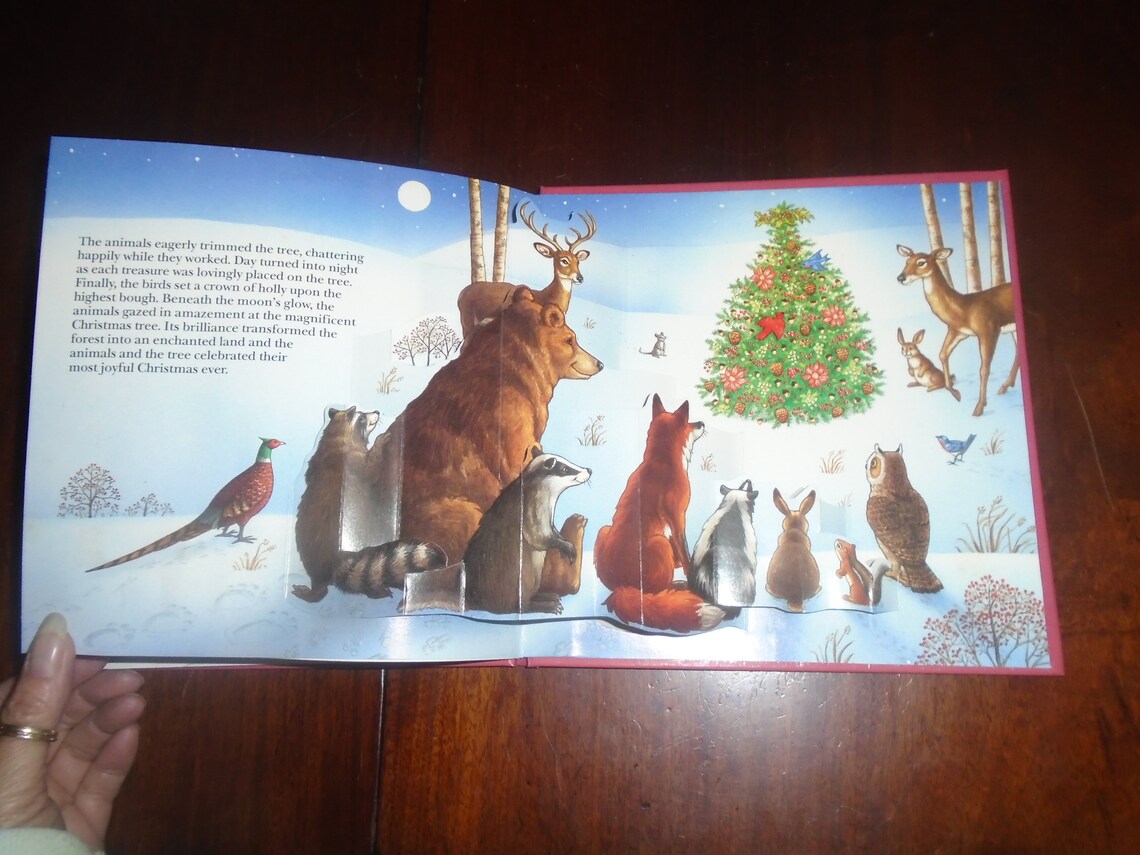 The First Christmas Tree Pop up Book Treasury Collection Etsy