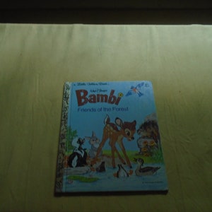 A Little Golden Book Walt Disney&#39;s Bambi Friends of the Forest