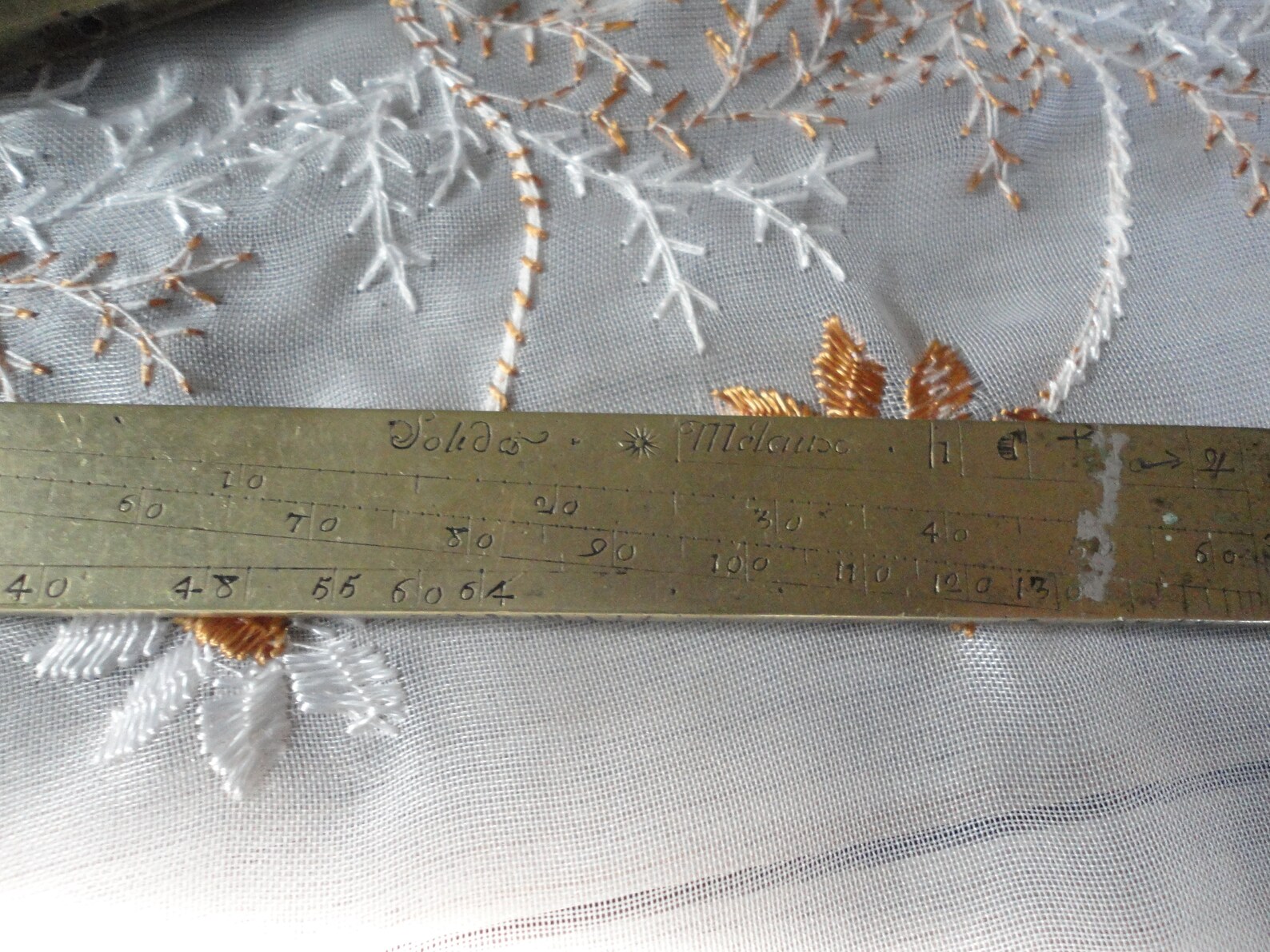Antique Butterfield Paris Folding Brass Sector Rule Tool Etsy