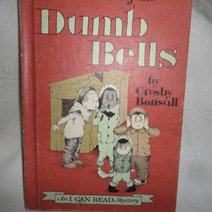The Case Of The Dumb Bells By Crosby Bonsall An I Can Read Mystery Children's Hard Cover Book Color Illustrated