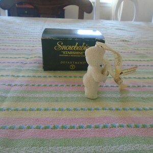 Department 56 Snowbabies Christmas Memories Starshine Reindeer Figurine - 3.94 Inch Hand-Painted Collectible