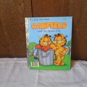 Garfield and the Space Cat Kleines Goldenes Buch Erstellt von Jim Denims Story von Leslie McGuire