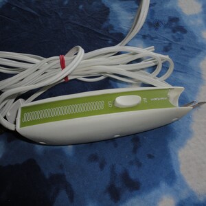 Vintage Sears Electric Scissors: Avocado Green Craft Tool bild 6