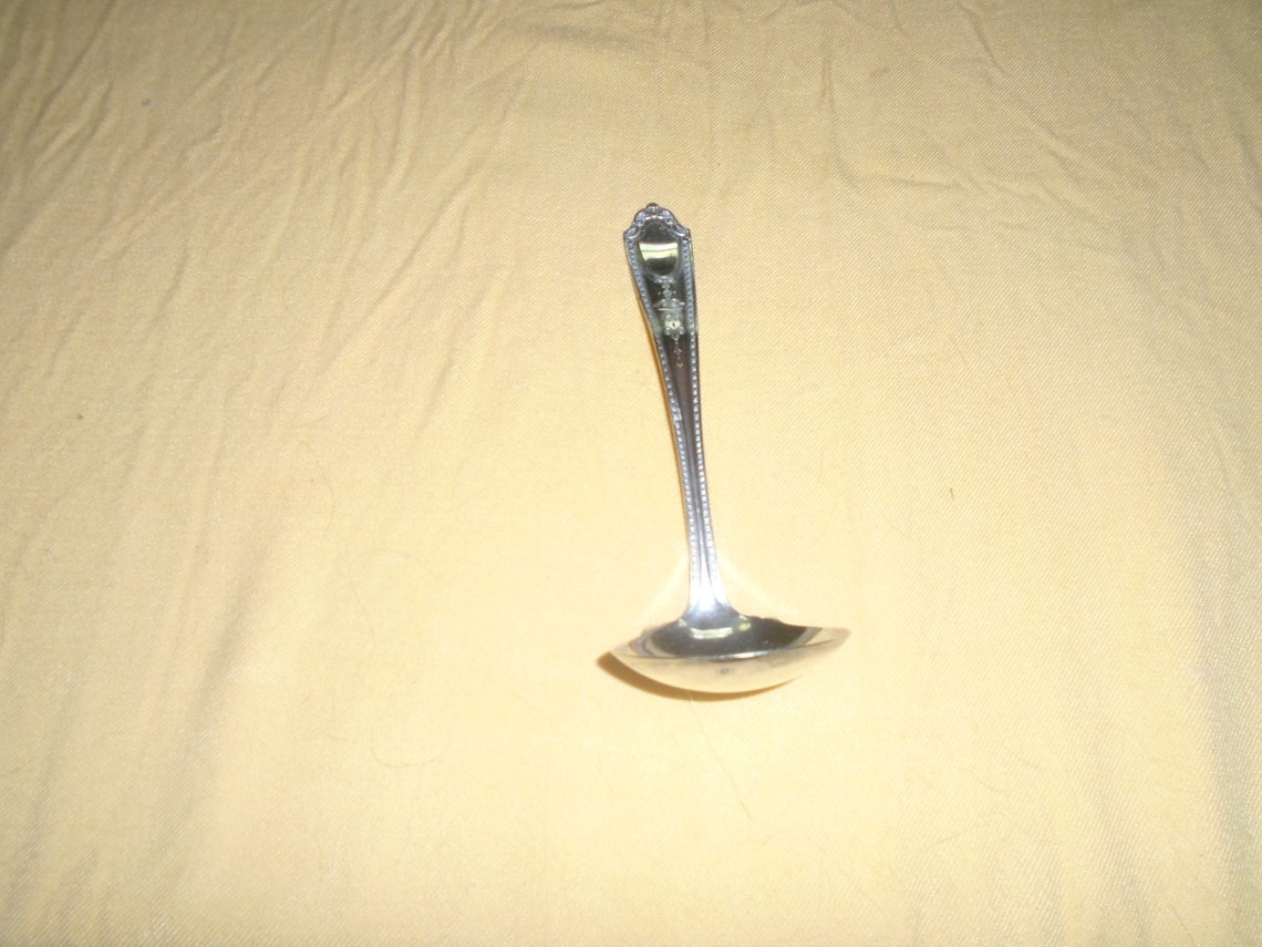 Antique Gravy Sauce Ladle Silver Plate Standard Farmhouse Etsy