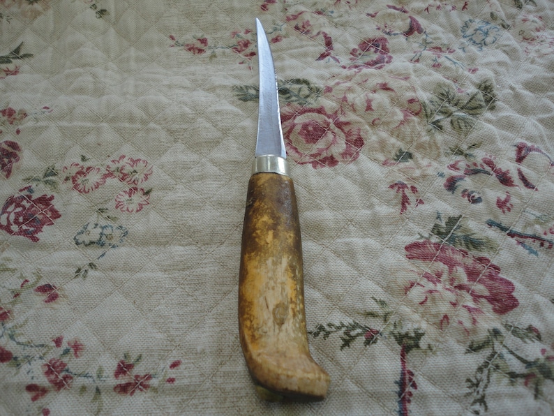 Vintage J Marttiini Finland Fishing Fillet Knife Etsy