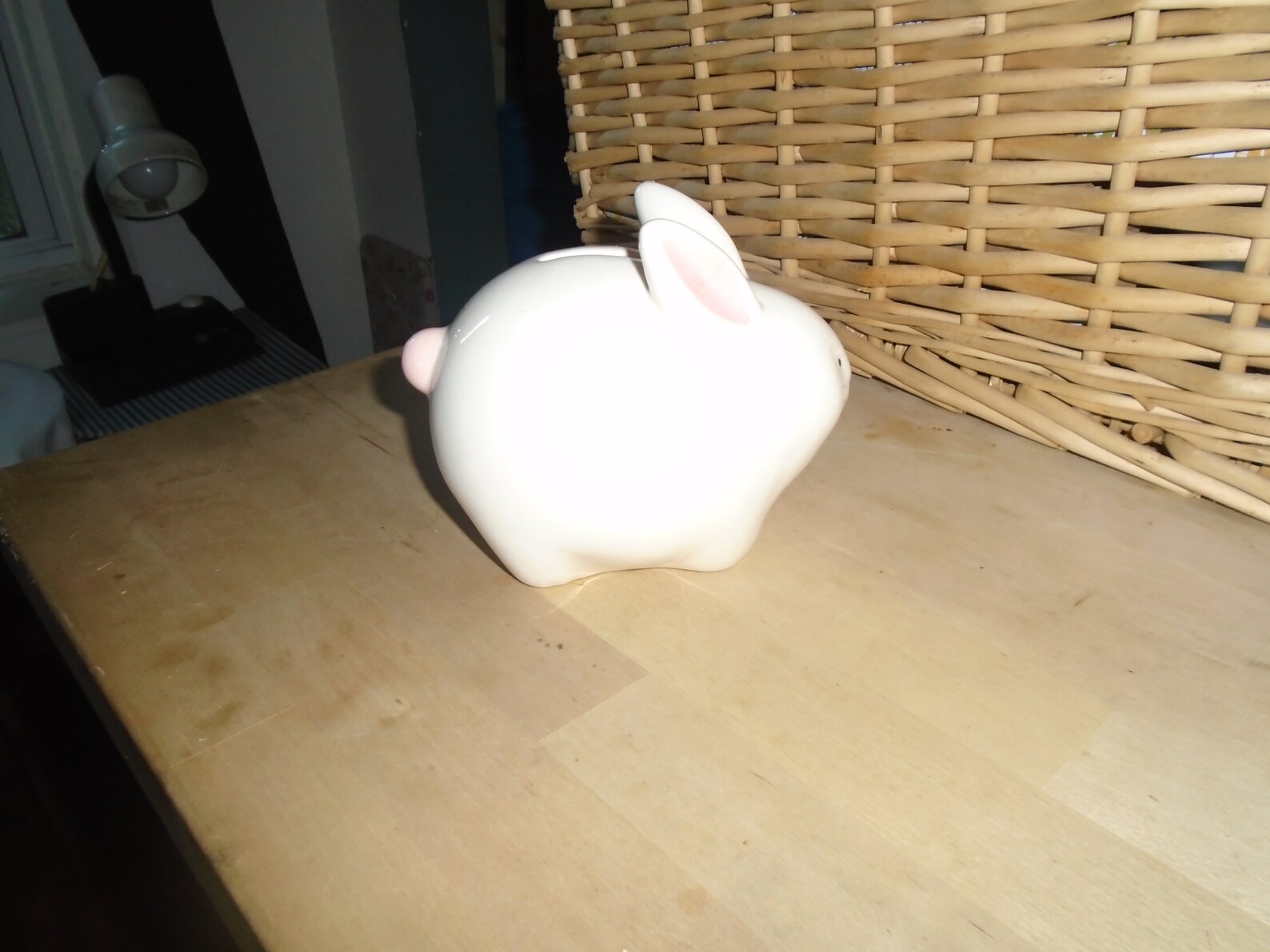 Vintage Ceramic Bunny Rabbit Bank Russ Berrie and Company Made - Etsy