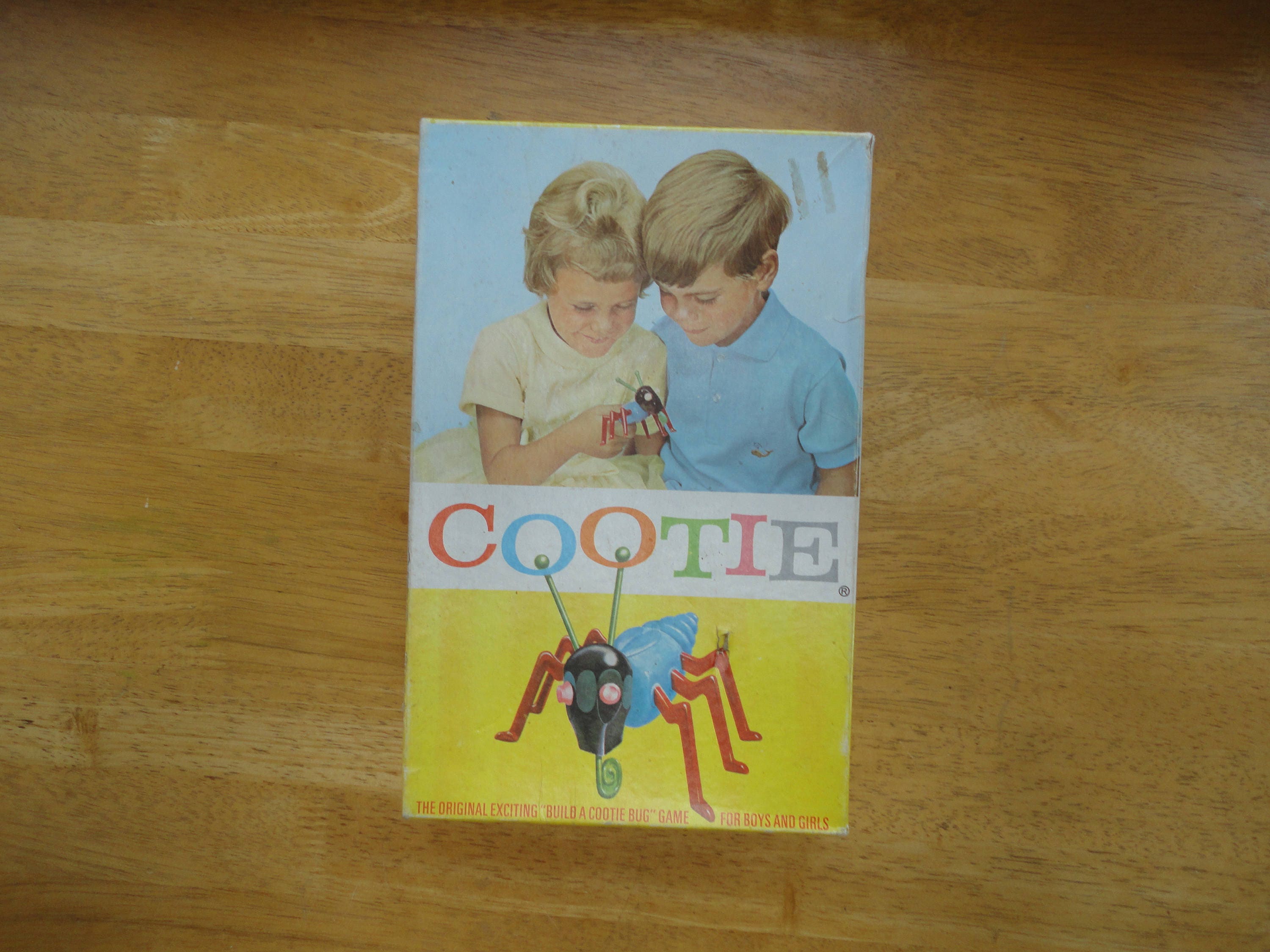 Vintage Build A Cootie Bug Game Family Night Educational Etsy
