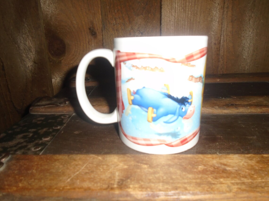 Disney Winnie the Pooh Tigger and Eeyore Ice Skating Winter Etsy