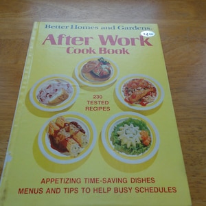 Better Homes And Gardens After Work Cook Book Twarda oprawa