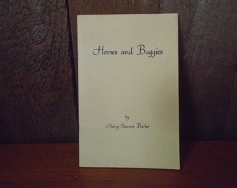 Horses and Buggies Pamphlet by Harry Stearns Barker